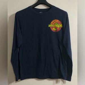 SpaceJam men’s vintage Basketball spaceJam characters graphics long Sleeves.L